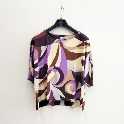 Maglia RAGNO P86TBA79F PLUM PERFECT